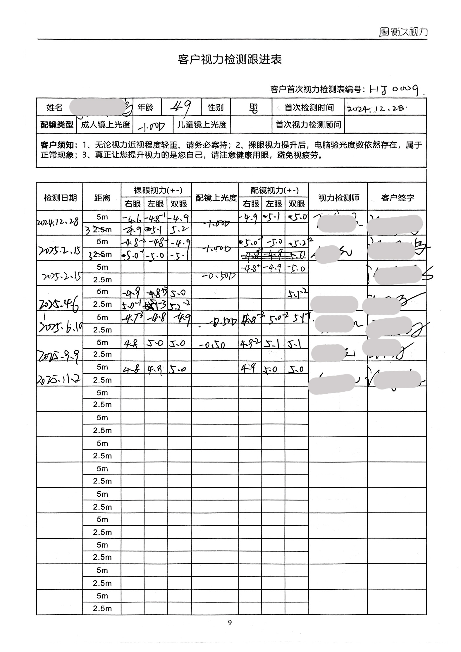 裸眼视力案例 04
