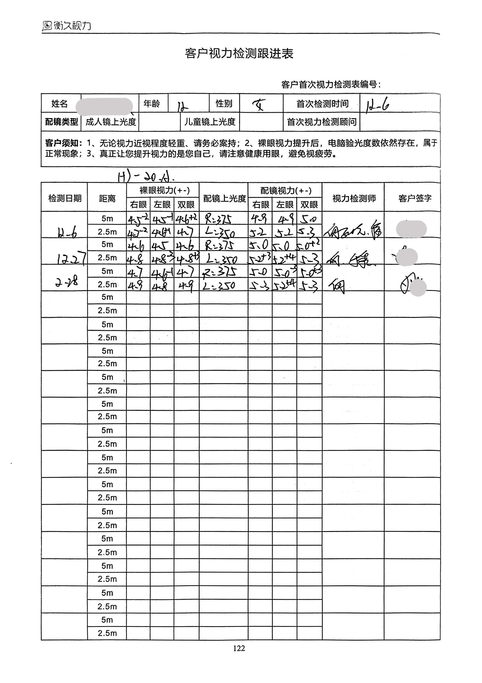 裸眼视力案例 65