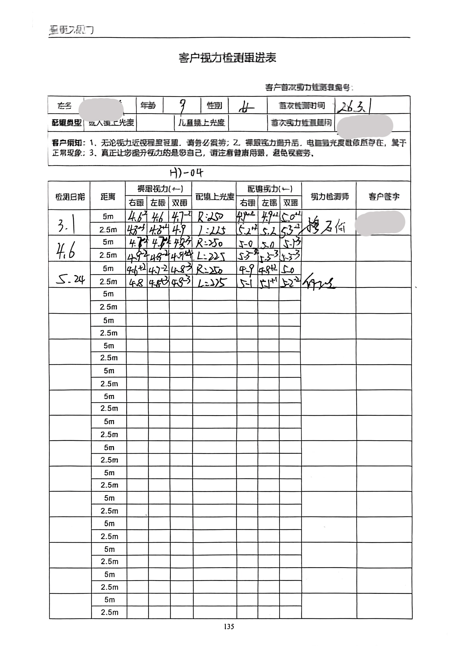 裸眼视力案例 70